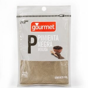 pimienta negra molida 100g gourmet