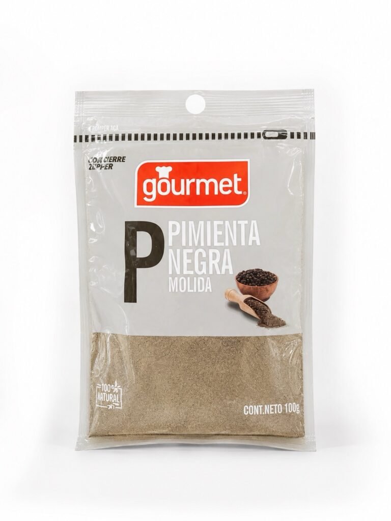 pimienta negra molida 100g gourmet
