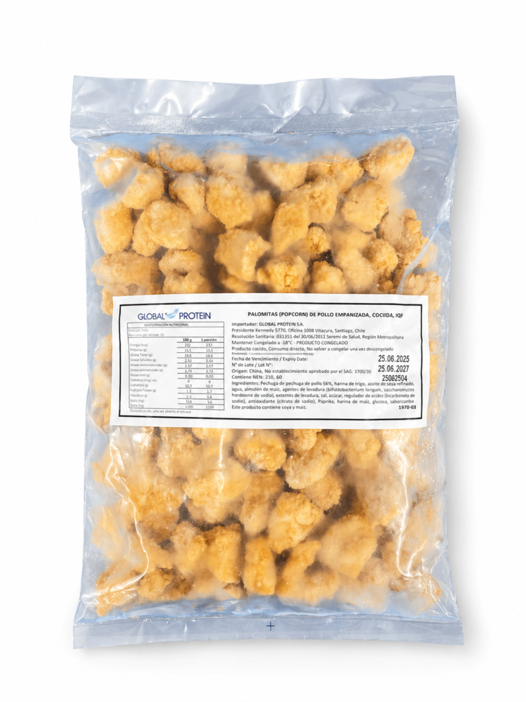 palomitas de pollo empanizada 1kg