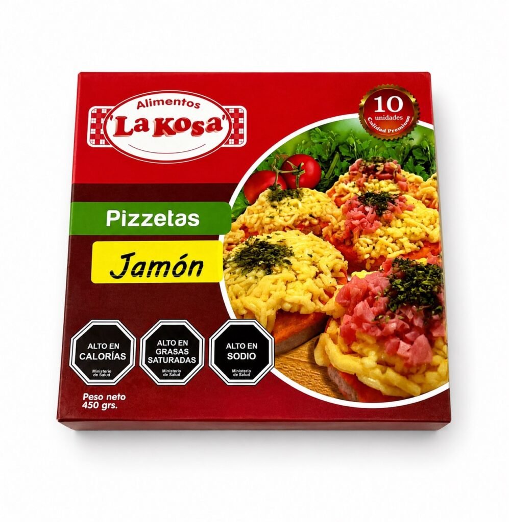 pizzetas queso jamon 10u