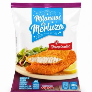 milanesa de merluza apanada 500 grs, sea garden