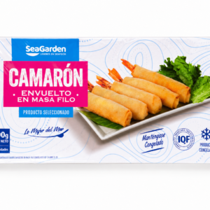 camaron envuelto en masa filo 10 unidades