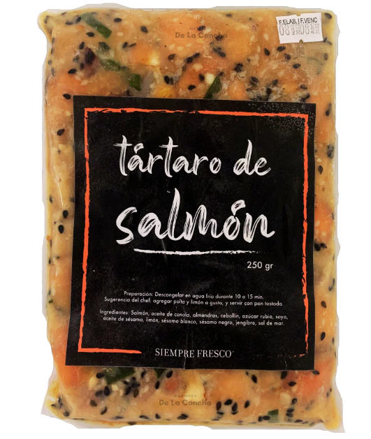 tartaro de salmon 250g
