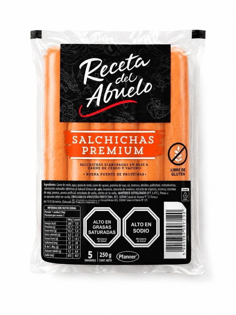 salchicha premium rda 250 grs