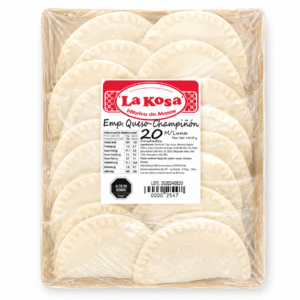 empanada media luna queso champiñon 20u