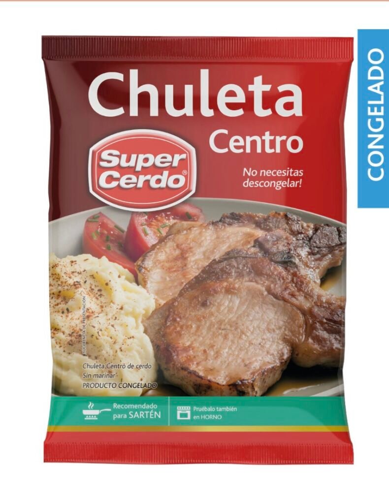 chuleta centro super cerdo 130g