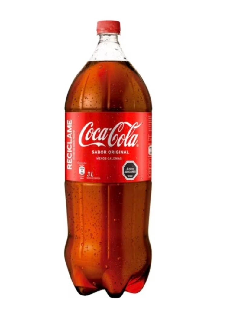 bebida coca cola normal 3 litros