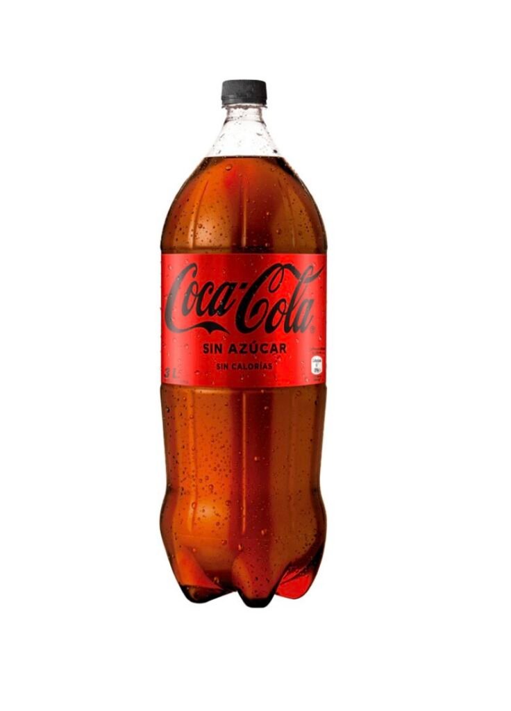 bebida coca cola zero 3 litros