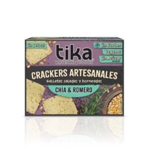 galleta crackers artesanales chia y romero