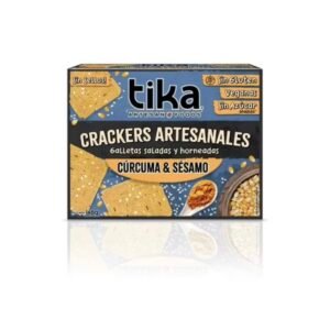 galleta crackers artesanales curcuma y sesamo
