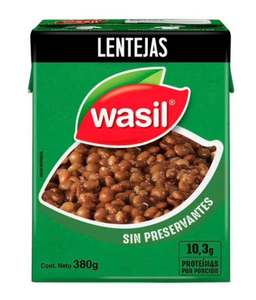 lentejas wasil 380g