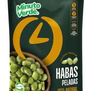 habas peladas premium 400 grs minuto verde