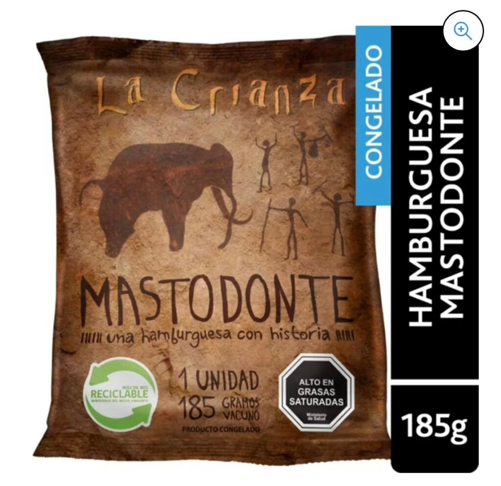hamburguesa mastodonte 185g