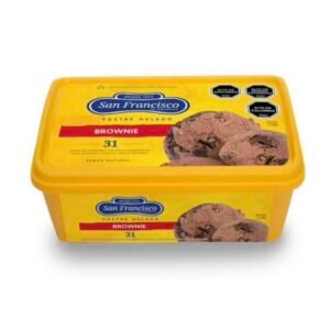 helado postre brownie 1 lt, san francisco