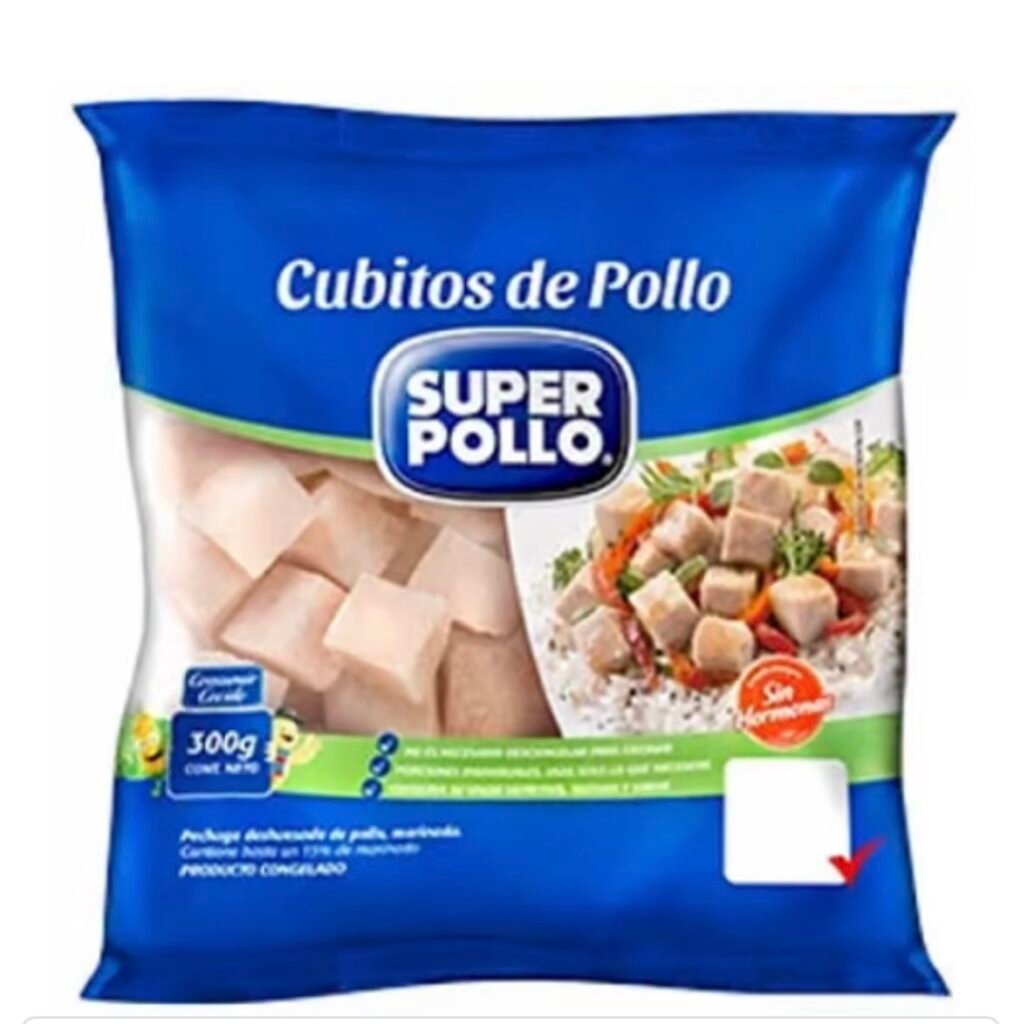 cubitos de pollo, 300g super pollo