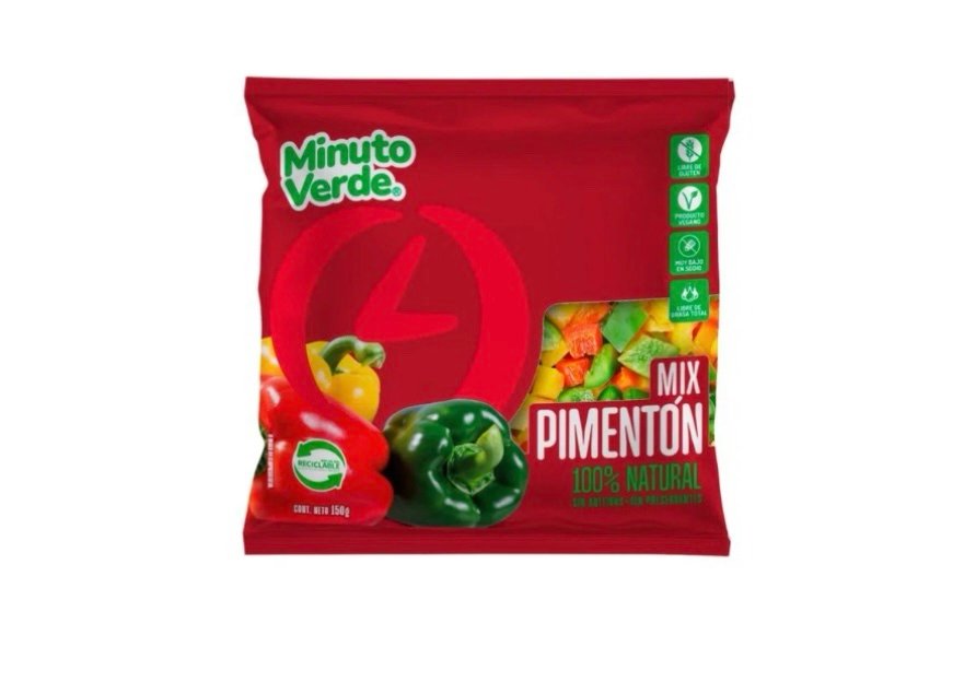 mix pimentones 150 grs, minuto verde