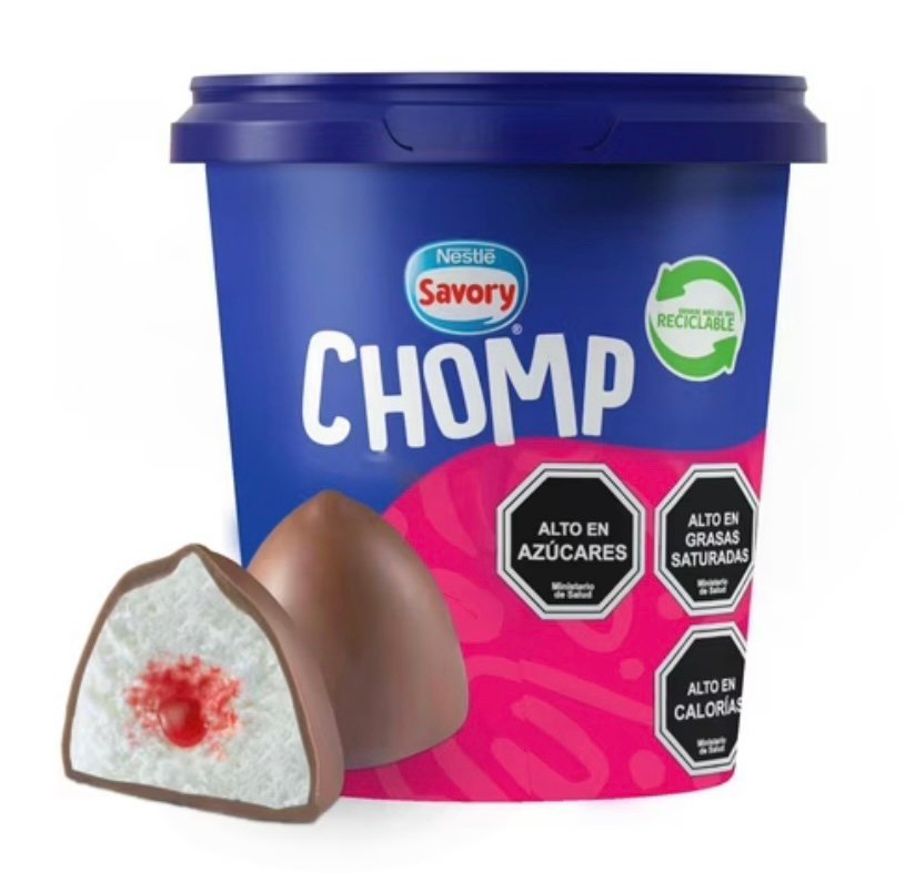 helado chomp frambuesa