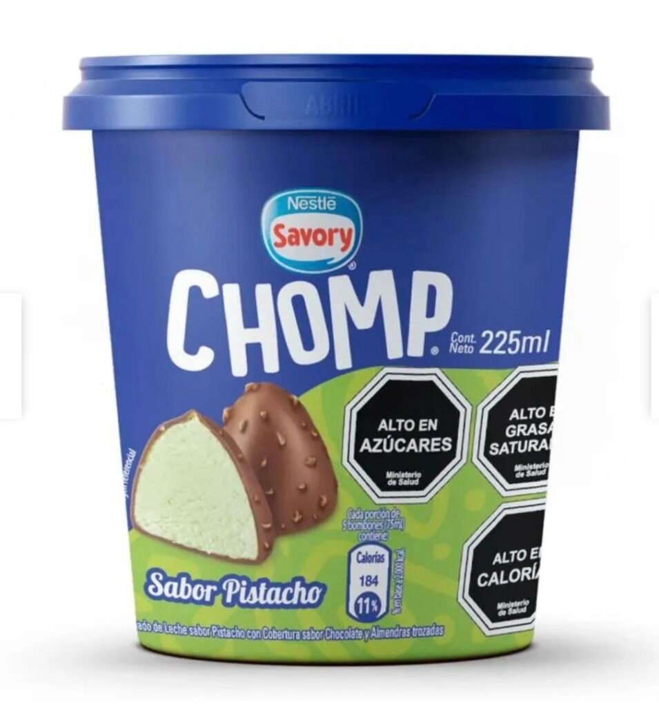 helado chomp pistacho